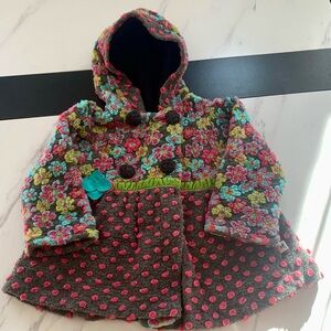 Corky & Company Floral Kids Jacket with Hood
